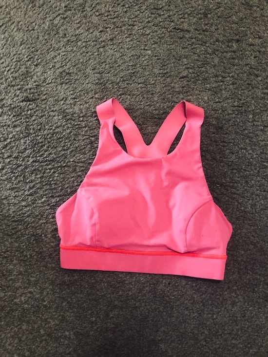 lululemon athletica Other - Lululemon Pink Sports Bra Size 4 Medium Support Criss Cross Back Yoga Gym